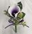 Artificial Silk Country Calla Lily / RoseBud / Viburnum Corsage - 17cm, ?Purple/White Picasso