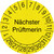 Prüfplakette aus Graspapier, Nächster Prüftermin, gelb/schwarz, 1000 Stk/Rolle, 3,0 cm Version: 26-31 - Prüfjahre: 2026-2031