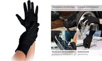 HYGOSTAR Baumwoll-Handschuh Nero, schwarz, S (6495601)
