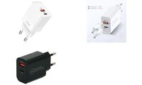 IWH USB-C-Ladegerät, 1x USB-A / 1x USB-C, 30 Watt, schwarz (11570414)
