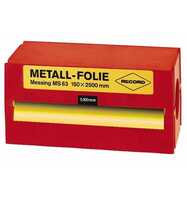 RECORD Metallfolie Stahl rostfrei 150 x 2500 x 0,075 mm