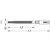 KS Tools Halbrund-Feile, Form E, 200 mm, Hieb1