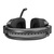 Marvo H8619, słuchawki z mikrofonem, regulacja głośności, czarna, podświetlona, 3.5 mm jack + rozdvojka