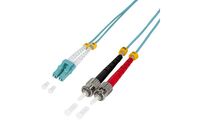 LogiLink LWL Patchkabel, LC-Duplex - 2 x ST, OM3, 1,0 m (11115256)