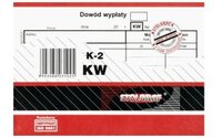 Druk akcydensowy Dowód wpłaty KW Stolgraf K2, A6, 100k