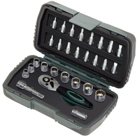 BRÜDER MANNESMANN WERKZEUGE M29185 SET DE TOURNEVIS ET EMBOUTS MULTI-LOCK 28 PIÈCES