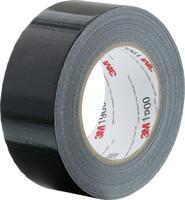 3M Economy Duct tape 1900, zwart, 50mm x 50 m