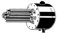 Elektro-Heizflansch 9-18kW Ø280mm 450mm 35-85°C