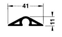 Aufbodenkanal Kst stgr 41x11x2000mm RAL7030 hfr