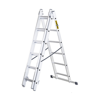 Alu multifunctionele ladder „QuickStep“ | 6 1,65 m / 2,45 m / 2,97 m ca. 2,92 m / 3,18 m / 3,98 m 130 mm