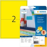 HERMA Etiketten A4 gelb 199,6x143,5 mm Papier matt 40 St.