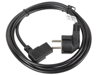Lanberg CA-C13C-12CC-0030-BK kabel zasilające Czarny 3 m CEE7/7 IEC 320