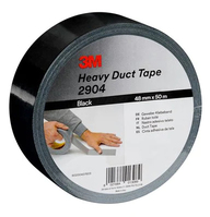 3M 2904D4850B duct tape Geschikt voor gebruik binnen Geschikt voor buitengebruik 50 m Polyethyleen Zwart