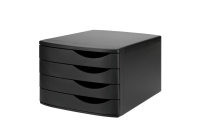 Jalema Re-Solution Drawer Set with 4 drawers, black