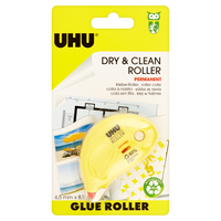 UHU Dry & Clean Roller Korrektur-Band 8,5 m Gelb 1 Stück(e)
