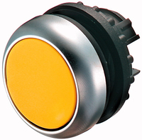 Eaton M22-DL-Y electrical switch Pushbutton switch Black, Metallic, Yellow