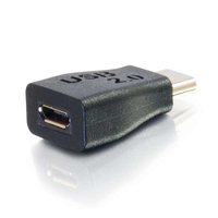 C2G USB-C/USB-Micro B M/F USB C Micro USB B Nero