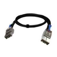 QNAP CAB-PCIE10M-8644-8X kabel SAS 1 m Czarny