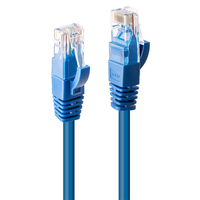 Lindy 48019 kabel sieciowy Niebieski 3 m Cat6 U/UTP (UTP)