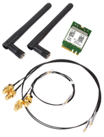 Shuttle WLN-M - Realtek WLAN-ac/Bluetooth Combo Kit with M.2 card, cables and external antennas