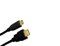 Jou Jye Computer HDMI / mini HDMI, plug 19p / mini plug 19p - 1.0M HDMI-Kabel 1 m HDMI Typ A (Standard) HDMI Type C (Mini) Schwarz