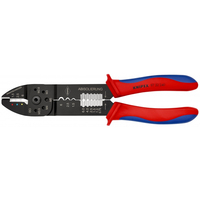 Knipex 97 32 240 Kabel-Crimper Crimpwerkzeug Schwarz, Blau, Rot