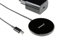 Intenso MB1 Smartphone Zwart USB Draadloos opladen Snel opladen Binnen