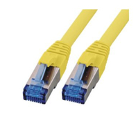 M-Cab PAC0061 Netzwerkkabel Gelb 0,25 m Cat6a SF/UTP (S-FTP)