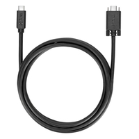 Targus ACC1121GLX câble USB 1 m USB C Noir