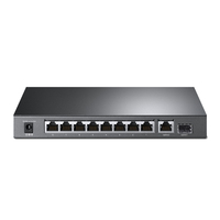 TP-Link TL-SL1210MP hálózati kapcsoló Beállítást nem igénylő (unmanaged) Gigabit Ethernet (10/100/1000) Ethernet-áramellátás (PoE) támogatása Fekete