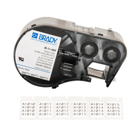 Brady M-11-499 etichetta per stampante Nero, Bianco Etichetta per stampante autoadesiva