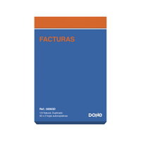 DOHE 50063D registro comercial (libro) Azul, Naranja 100 hojas