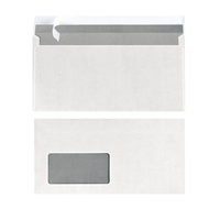 Herlitz 10836344 Briefumschlag DL (110 x 220 mm) Weiß