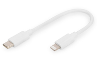 Digitus Câble de données/charge Lightning vers USB-C, certifié MFI
