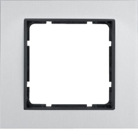 Berker 10116904 Wandplatte/Schalterabdeckung Aluminium, Anthrazit