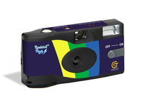 GT Photo GT27FL filmcamera Compacte camera (film) 135 mm Zwart, Blauw