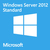 Microsoft Windows Server 2012 Standard, x64, Lic/SA, 2CPU, OLV-C, 1Y-Y1, AP 1 année(s)