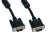 Cables Direct 1m SVGA câble VGA VGA (D-Sub) Noir, Argent