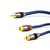 e+p B 813/2 Audio-Kabel 2,5 m 3.5mm 2 x RCA Blau