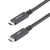 StarTech.com Câble USB C vers USB C de 1,8 m - 5A, 100W PD 3.0 - Certifié Works With Chromebook - Certifié USB-IF - M/M - USB 3.0 5Gbps - Câble de Charge USB C - Câble USB Type-C