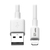 Tripp Lite M100-006-WH Cable de Sincronización y Carga USB A a Lightning, Certificado MFi - Blanco, M/M, USB 2.0, 1.83 m [6 pies]