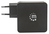 Manhattan Power Delivery USB-Ladegerät 60 W, USB-Netzteil mit USB-C Power Delivery-Port (PD 3.0) mit bis zu 60 W, USB-A Ladeport bis zu 2,4 A, schwarz