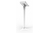 Compulocks iPad Pro 12.9" (3-6th Gen) Space Enclosure Portable Floor Stand White