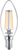 Philips Filament-Kerzenlampe, transparent 40W B35 E14 x2
