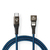 Nedis GCTB39650AL20 Lightning-kabel 2 m Zwart, Blauw