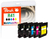 Peach PI400-70 inktcartridge 5 stuk(s) Compatibel Hoog (XL) rendement Zwart, Cyaan, Magenta, Geel