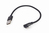 Gembird CC-USB2-AMLML-0.2M câble Lightning 0,2 m Noir