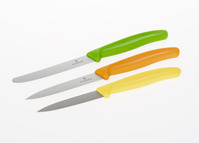 Gemüsemesser 3er-Set Victorinox SWISS CLASSIC, Farben: grün, orange, gelb, in