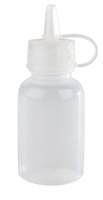 Quetschflasche -MINI-, 4er Set Ø 3 cm, H: 8,5 cm, 0,03 Liter Polyethylen,