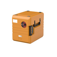 RIEBER thermoport K 1000 D-FLAT-umluftbeheizt-orange Der stapelbare Frontlader